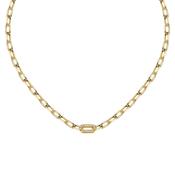 MORELLATO GOLD PLATED INTRECCI NECKLACE CRYSTAL SAZC02 image