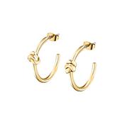 Morellato Gold plated Legame Hoop Earrings SAZO13 image