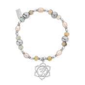 ChloBo Treasures of Bali Divine Lotus Bracelet - Silver
