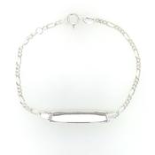Sterling Silver Child's Identity Bracelet SCF6065ID image