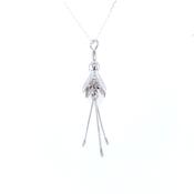 Sterling Silver Irish Fuchsia Pendant SCP120