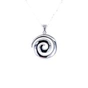 Sterling Silver Celtic Spiral Pendant SCP260