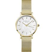 Rosefield Small Edit Mesh Gold Watch SMGMG-S06 image