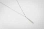 Martina Hamilton Síoda Sterling Silver Long Drop Pendant SOD3
