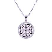 Sterling Silver CZ Celtic Knotwork Pendant SP5101