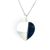 Silver Heart Engravable Disc SPV157C0