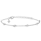 Sterling Silver CZ Tiny Gems Bracelet ST2146 image