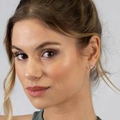 Silver Double Happiness Stud Earrings Lavanya ST2268 image