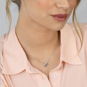 Sterling Silver Pure Love Necklace ST2348 D image