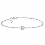 Sterling Silver CZ Roundel Bracelet ST2381 D image