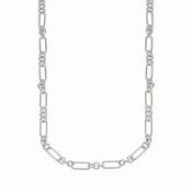 SILVER CZ PAPERLINK NECKLACE ST2438 image