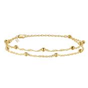 Silver Gold-plated Modern Aztec Bracelet Darleen ST2514 image