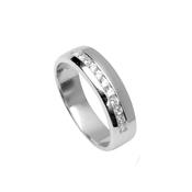 SILVER SIMPLY ESSENTIALS CZ RING ST373