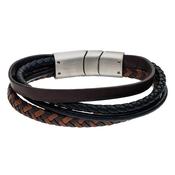 Steelwear Miami Men's Leather Bracelet Brown SW-920 image