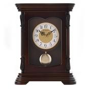 Widdop Wooden Mantel Clock with Swinging Pendulum W2890 image