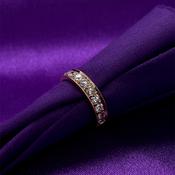 14ct Gold 1.00ct Diamond Grain-Set Band X117 image