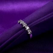 18ct White Gold Diamond 0.49ct Eternity Ring X89 image