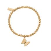 ChloBo Gold Didi Sparkle Butterfly Bracelet image