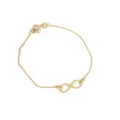 9ct Gold Twisted Eternity Bracelet GB346 image
