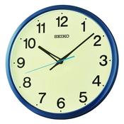 SEIKO QUARTZ WALL CLOCK BLUE QHA019L image