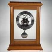 London Clock Co Quartz Wooden Skeleton Mantel Clock 07073