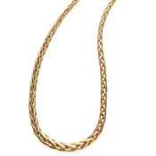 Amèlie 18ct Gold-Plated Graduated Spiga Necklace 14810345 image
