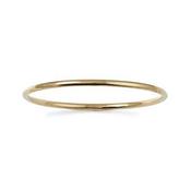Amèlie 18ct Gold-Plated 3mm Round Bangle 805633
