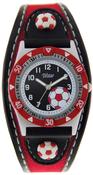 Telstar Boys Black &amp; Red Football Watch B1010 LSR