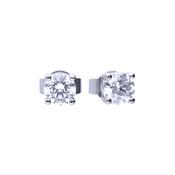 Diamonfire Four Claw Carat Stud Earrings 0.50ct E5905 image