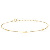 9CT GOLD BRACELET AURÉLIE GB365 D image