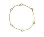 9ct Gold 17.5cm Twist Link Bracelet GB350 image