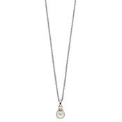 Little Star Silver Isla Freshwater Pearl Pendant LSN0159