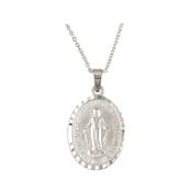 Sterling Silver Miraculous Medal Large N4327
