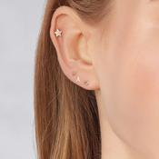 9ct Initial Single Stud Earring image