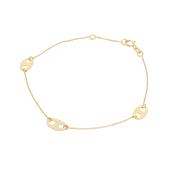 9ct Gold Link Chain Bracelet GB326 image