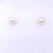 Freshwater Bouton Pearl 6.5-7mm 9ct Gold Stud Earrings GEP368 image