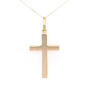 9ct Yellow Gold  Medium Polished Cross GP783 image