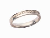 Ladies 3mm Diamond-set Wedding Ring Pattern 422 image