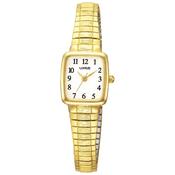 LORUS LADIES EXPANDING BRACELET GP WHITE FULL FIGURE RG314AX9