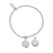 ChloBo Sterling Silver Cute Charm Live Love Life Bracelet image