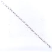 Sterling Silver Men's 8.5 inch Cuban Curb Bracelet SCU2085 image