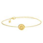 Sterling Silver Gold Plated Compass Bracelet D image