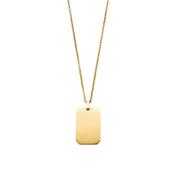 Steelwear Melbourne Dog Tag Necklace Gold SW-763