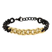 Steelwear Hamburg Men's Bracelet Black Gold SW-765 D image