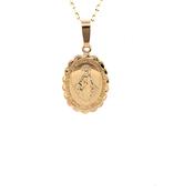 9ct Yellow Gold Medium Miraculous Medal GP848