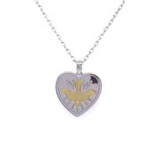 Sterling Silver Heart Confirmation Medal SM108 image