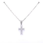 Sterling Silver CZ Cross SP5312