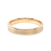 9ct Gold 4mm Wedding Band Pattern 299 image
