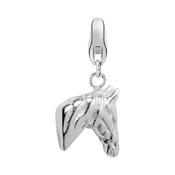 Dream Charms Silver Horse Head Charm DC-210