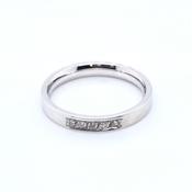 18ct White Gold  Diamond Pavé Band EW047 image